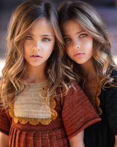 15 Charming Child Models We Could Gaze at Forever Famous Instagram Models, Ava Marie, Twin Models, Cute Twins, Helena Christensen, Identical Twins, Foto Art, Instagram Models, Kate Moss