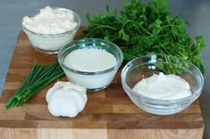 the ingredients are being prepared to be made into an appetizer