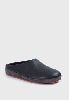 Hampton Leather Clog Flat Synthetic Clogs With Leather Sole, Black Clogs With Textured Sole And Flat Heel, Black Clogs With Textured Sole And Round Toe, Flat Leather Clogs With Textured Sole, Comfortable Synthetic Clogs With Leather Sole, Black Closed Toe Clogs With Textured Sole, Comfortable Leather Flat Clogs, Comfortable Flat Leather Clogs, Fall Begins