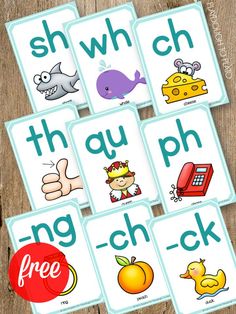 these printable phonical cards are perfect for beginning and ending the letter sounds