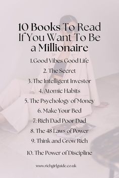 the ten books to read if you want to be a millionaire