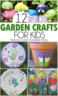 garden crafts for kids that are super cute