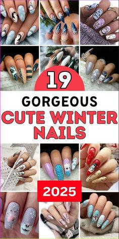 Snowflake Nail Design, Winter Nail Ideas, Classy Nail Art Ideas, Winter Manicure, Dip Nails, Christmas Nails Easy, Finger Nails, Blue Nail Designs