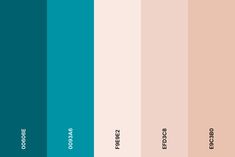 the color palette is blue, pink and green