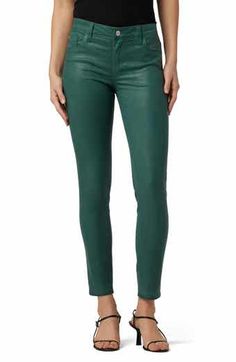 90 DEGREE BY REFLEX Faux Cracked Leather High Rise Ankle Leggings | Nordstromrack Chic Jeggings For Fall Workwear, Green Leather Bottoms For Fall, Chic Fall Jeggings For Work, Chic Fall Workwear Jeggings, Green Leather Pants For Fall, Fall Stretch Mid-rise Leather Pants, Leather Leggings For Workwear, Green Leather Pants For Work In Fall, Spring Green Faux Leather Pants