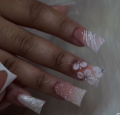 Coffin Nails Matte, Long Acrylic Nail Designs, Nail Sets