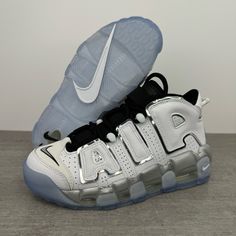 Nike Air More Uptempo Se "Chrome" Basketball Sneakers Women's Size 6 White/Metallic Silver Dv7408-100 Brand New Without Box Air Nike Uptempo, Nike Air Uptempo Outfit Women, Nike Uptempo Sneakers Outfit, Nike Air Uptempo Shoes Outfit, Nike Air More Uptempo Outfit, Nike Uptempo Outfit, Nike Uptempo Sneakers, Air More Uptempo Nike, Nike More Uptempo