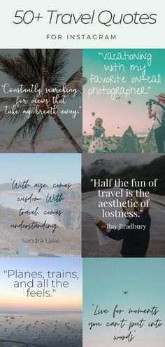 the top 50 travel quotes for instagram