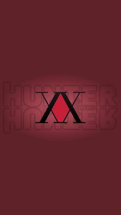 the red and black logo for hunter hunter