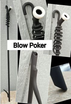 several images of different types of blow poker