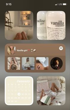 Clean Girl Ios 16, Vanilla Girl Phone Layout, Clean Girl Iphone Layout, Clean Girl Phone Layout, Iphone Wallpaper Beige, Cute Home Screens, Iphone Life Hacks