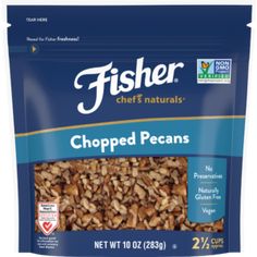 fisher chopped pecans, 2oz