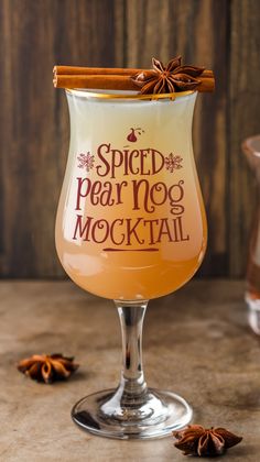 🍐 Looking for a unique winter drink? This Spiced Pear Nog Mocktail is the perfect non-alcoholic blend of fruit and spice, ideal for chilly nights. 🌿 Click the link for the recipe and save this pin to enjoy a delicious seasonal treat! #EasyMocktailRecipes #HealthyMocktails #WinterDrinksNonAlcoholic