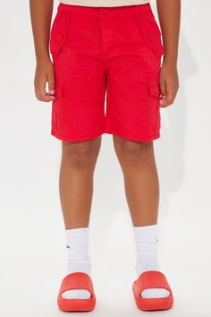 Available In Red Cargo Shorts Solid Ripstop Elastic Waistband Model Wears Size 10 Button Closure 98% Cotton 2% Spandex Imported | Mini Count On Me Ripstop Cargo Short in Red size 6 by Fashion Nova Red Shorts With Side Pockets, Casual Red Shorts For School, Red Casual Shorts For School, Red Cotton Shorts For Playwear, Red Cotton Shorts For School, Red Cotton Playwear Shorts, Casual Red Bottoms For School, Cargo Short, Shorts Skirts