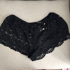 Super Cute Over A Swim Suit Or Sleep Shorts Chic Black Shorts For Loungewear, Victoria's Secret Black Short Bottoms, Black Pajama Shorts For Vacation, Victoria's Secret Black Bottoms For Night Out, Victoria's Secret Black Summer Bottoms, Lingerie Outfits, Sleep Shorts, Swim Suit, Soul Food