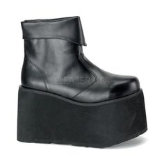 These are the perfect boots for your Frankenstein, goth, cosplay, Herman Munster, Abby Sciuto from NCIS, scary monster, everyday wear and other costume needs. Includes a pair of Men's Black Monster Combat Boots with side zipper and black platform synthetic sole (Approximately 4-3/4"). Available in Men's Sizes - Medium 10-11 or Large 12-13. Other Frankenstein, Munsters and monster costumes and accessories are sold separately on our page – subject to availability. Fitted Punk Platform Boots For Alternative Fashion, Fitted Platform Boots For Alternative Fashion, Gothic Platform Boots With Round Toe, Gothic Fitted Platform Boots With Round Toe, Edgy Fitted Boots For Cosplay, Gothic Fitted Round Toe Platform Boots, Punk High-top Fitted Platform Boots, Fitted Gothic Platform Boots With Round Toe, Punk Style Fitted High-top Platform Boots