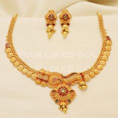 22kt yellow gold handmade necklace jewelry from Rajasthan India. Brand- StarLikesGoldIndia Weight- 23.6 grams approx. Metal- yellow gold real gold. Metal purity- 22 Karat. Max Length - Necklace 4.5 inches approx. Earrings - 2.9 centimeter approx Max Width- Necklace 4.3 centimeter approx. Earrings - 1.2 centimeter approx Condition- excellent brand new Please feel free to ask if you have any query. Gold Handmade Necklace, Elegant Gold Necklace, Handmade Gold Necklace, Length Necklace, Set Jewelry, Gold Necklace Set, Jewelry Indian, Rajasthan India, Delicate Chain