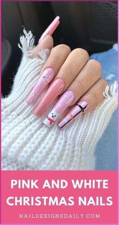 💅 Dreaming about white Christmas? Don't forget about your holiday manicure! In this article, you will find 40 gorgeous designs for pink and white Christmas nails for your inspiration! Pink Christmas Nails | Acrylic Christmas Nails | Pink Christmas Nails Designs | Short Christmas Nails Designs | Coffin Christmas Nails Designs | Christmas Nails with Snowflakes | White and Pink Christmas Nails | Light Pink Christmas Nails Light Pink Christmas Nails, Pink And White Christmas Nails, Christmas Nails With Snowflakes, Pink Christmas Nails Acrylic, White And Pink Christmas, Christmas Nails Pink, Nails With Snowflakes, Light Pink Christmas, Pink And White Christmas