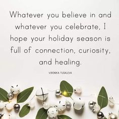 a quote from victoria tualaka about holiday season and being in the holiday spirit