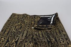 DOLCE & GABBANA Gorgeous, brand new with tags 100% Authentic Dolce & Gabbana pants. Model: Dress formal pants Color: Black and gold jacquard pattern Material: 14% Metal, 86% PL Zipper and button closure Logo Details Made in Italy Evening Pants, Pants Model, Formal Pants, Jacquard Dress, Jacquard Pattern, Dolce E Gabbana, Sweaters And Jeans, Guess Jeans, Dress Trousers