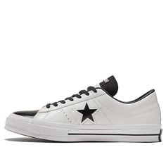 Converse Converes One Star Sneakers/Shoes Converse One Star White, Smart Casual Menswear, Converse One Star, Star Sneakers, Black Leather Shoes, One Star, Black Sneakers, Sneakers Shoes, White Shoes