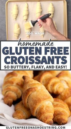 homemade gluten free croissants are so buttery, flaky, and easy to make