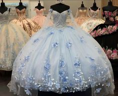 Quince Planner, Baby Blue Quinceanera Dresses, Blue Quince Dress