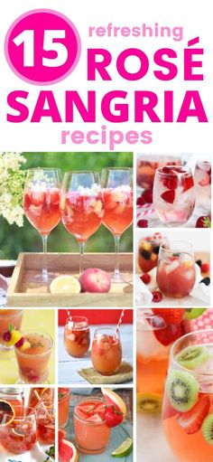 rose sanggraa recipe collage with the words, refreshing rose sanggraa recipes