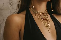 Neck Piece, Brass Chain, Chain Necklace, Brass, Chain, Trending Outfits, Unique Jewelry, High Quality, Gold