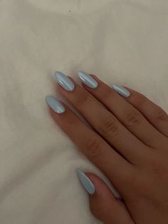 Blue Chrome Nails, Kutek Disney, Smink Inspiration, Her Nails, Makijaż Smokey Eye, Girls Nails, Dream Nails, Fire Nails, Classy Nails