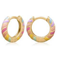 PRICES MAY VARY. The Juliette Collection 14K Gold Plated Sterling Silver Enamel Color Huggie Hoop Earrings are the hottest statement earrings to hit the fashion world this year. This game-changing line of vibrant enamel huggie hoop earrings for women boasts a wide range of color options, including solid, pastel and neon varieties. These color-themed enamel huggie earrings perfectly fit the fresh and upbeat concept of today’s hip and vivacious fashion trend, all offered at friendly costs! These e Mini Hoop Earrings, Enamel Earrings, Huggie Earrings, Huggie Hoop Earrings, Silver Enamel, Jewelry Earrings Hoops, Huggies Earrings, Black Enamel, Gold Plated Sterling Silver