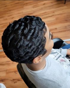 Short Curly Weave Hairstyles, Short Curly Weave, Black Hair Short Cuts, Short Shaved Hairstyles, Tapered Hair