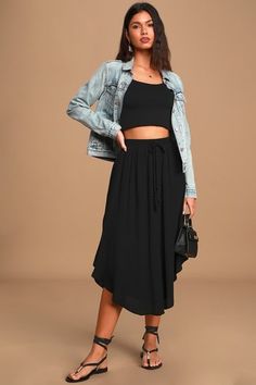 Find Chic Skirts for Women Online at Affordable Prices | Fashionable Women's Casual Skirts and Dressy Attire Skirt Lulus, Dressy Attire, Tassel Skirt, Full Midi Skirt, Buy Skirts, Chic Skirts, Black Midi Skirt, Skirts For Women, Skirts Online