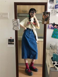 Peony Aesthetic, Street Outfits, Anime School, Cosplay Kawaii, Girl Cat, Aesthetic Streetwear, Japanese Outfits, 가을 패션, Casual Style Outfits