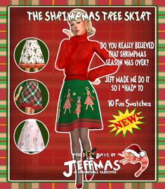 the christmas tree skirt pattern is shown