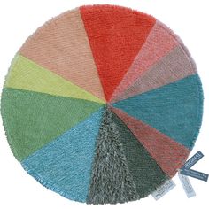 Pie Chart Woolable Rug, Multi - Lorena Canals Rugs | Maisonette Lorena Canals Rugs, Party Girlande, Stool Covers, Lorena Canals, Rectangular Rugs, Washable Area Rugs, Round Rugs, Rug Pattern, Original Drawing