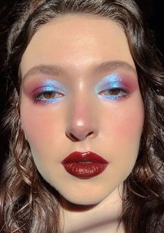 Eye Looks With Gems, Funky Concert Outfits, Makeup Looks For Pale Skin, Vampire Bride