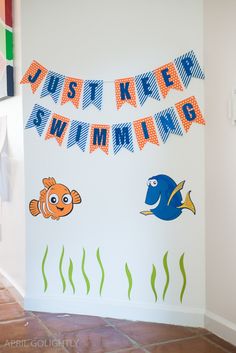 Dory Birthday Party Ideas, Disney Party Ideas Decorations, Finding Dory Birthday