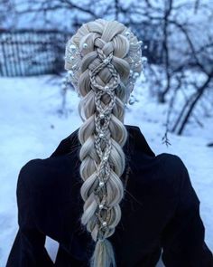 Fantasy Braided Hair, Fantasy Hair Styles, Fizzy Hair, Hairstyle Youtube, Goth Hair, Cute Box Braids Hairstyles, Beauty Tips For Hair