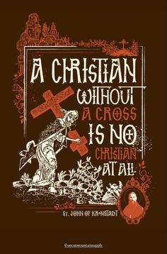 a christian without a cross is no christian at all