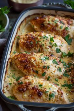 Baked Caesar Chicken Recipe Boneless Skinless Chicken Breast Casserole Recipes, Boneless Skinless Chicken Breast Recipes Baked, Baked Boneless Skinless Chicken Breast, Cesar Chicken, Recipe Enchiladas, Baked Caesar Chicken, Baked Boneless Chicken Breast, Boneless Skinless Chicken Breast Recipes, Mouth Chicken