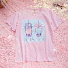 Shop - Women's on Storenvy Kawaii Peach, Panda Outfit, Tea Print, Aesthetics Art, Art Cyberpunk, Harajuku Japan, Anime Animation, Pink Milk, Cute Little Kittens