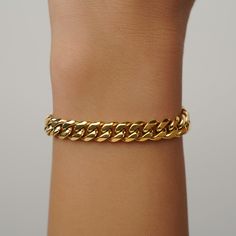 Gold Chain Bracelet Women, Gold Thick Bracelet, Small Adu, Chunky Gold Bracelet, Gold Chain Bracelet, Luxe Jewelry, Gold Armband, Gold Bracelet For Women, Gold Bracelets