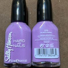 Nail Polish-“No Hard Feeling”, 0.45 Fl Oz, 2 Nails Nail Polish, Sally Hansen, Nail Polish Colors, Nail Tools, Makeup Nails, Color Purple, Womens Makeup, Nail Polish, Tools