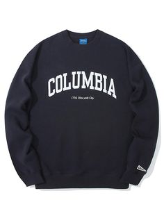 This is a comfortable and casual sweatshirt that is made out of high quality polyester and cotton blend fabric. With design detail of columbia flag emblem and fleece lining inside for soft touch, it gives a trendy and refined look.- Fleece linced heavyweight fabric- COLUMBIA FLAG emblem detail- Semi oversized silhouette Columbia University Merch, Columbia Clothes, University Merch, Columbia Flag, Columbia Sweatshirt, Columbia College, University Sweatshirts, Columbia University