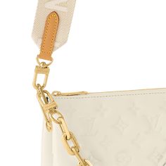 LOUIS VUITTON® - Coussin Pm - Cream Louis Vuitton Official Website, Handbags Louis Vuitton, Effortless Fashion, Monogram Pattern, Louis Vuitton Official, Primavera Estate, Luxury Handbags, Cowhide Leather, Women Collection