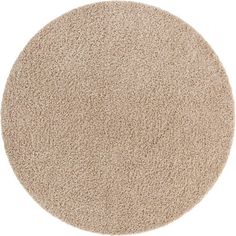 a round beige rug on a white background