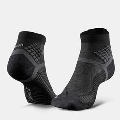 This model is sold in packs of 2 pairs of socks of the same color. | Quechua Hike 500 Mid Hiking Socks - 2 Pairs in Black, Size 3.5 - M6 Black Protective Sports Socks, Black Anti-odor Running Socks, Breathable Black Running Socks, Black Breathable Running Socks, Functional Black Non-slip Socks, Black Running Socks With Arch Support, Black Breathable Hiking Socks, Black Casual Hiking Socks, Casual Black Hiking Socks