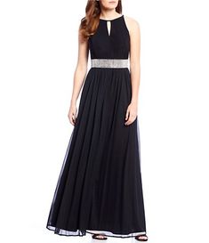 Mother of the Bride Dresses & Gowns | Dillard's Glamorous Gown With Illusion Neckline, Tea Length Bridesmaid Dresses, Wedding Dress Bustle, Summer Bridesmaid Dresses, Wedding Apparel, Evening Dresses Online, Chiffon Wedding Dress, Cheap Evening Dresses, Occasion Dresses Wedding