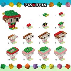 Festive Pixel Art Templates: Christmas Creations – Pix Brix Perler Bead Patterns, Bead Patterns